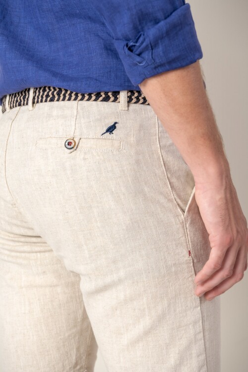 Bermuda de ramio Natural