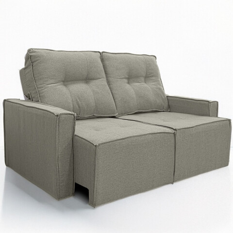 Sofá Mónaco Retráctil 2 Cuerpos – Lino Beige Sofá Mónaco Retráctil 2 Cuerpos – Lino Beige