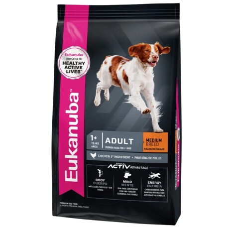 EUKANUBA ADULTO RAZA MEDIANA 15 KG Eukanuba Adulto Raza Mediana 15 Kg