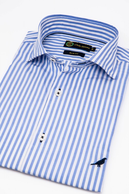 Camisa Fantasia Hudson Collar Slim Fit- Lucca