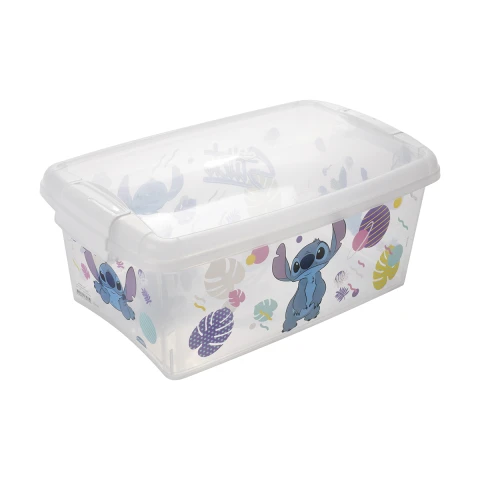 Caja Infantil Organizadora Plástica Stitch 4,2 Lts U