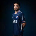 Camiseta Infantil Umbro de Nacional Oficial Junior Azul Marino