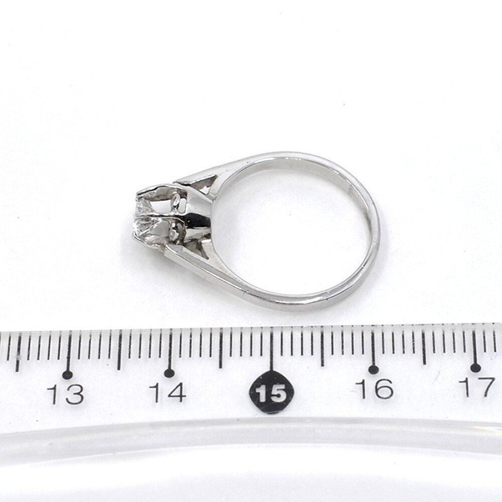 Anillo Antiguo En Oro 18K Y Brillante Anillo Antiguo En Oro 18K Y Brillante