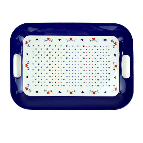 BANDEJA RECTANGULAR MELAMINA LINEA CORAZON 42X29.8X2.5CM BANDEJA RECTANGULAR MELAMINA LINEA CORAZON 42X29.8X2.5CM