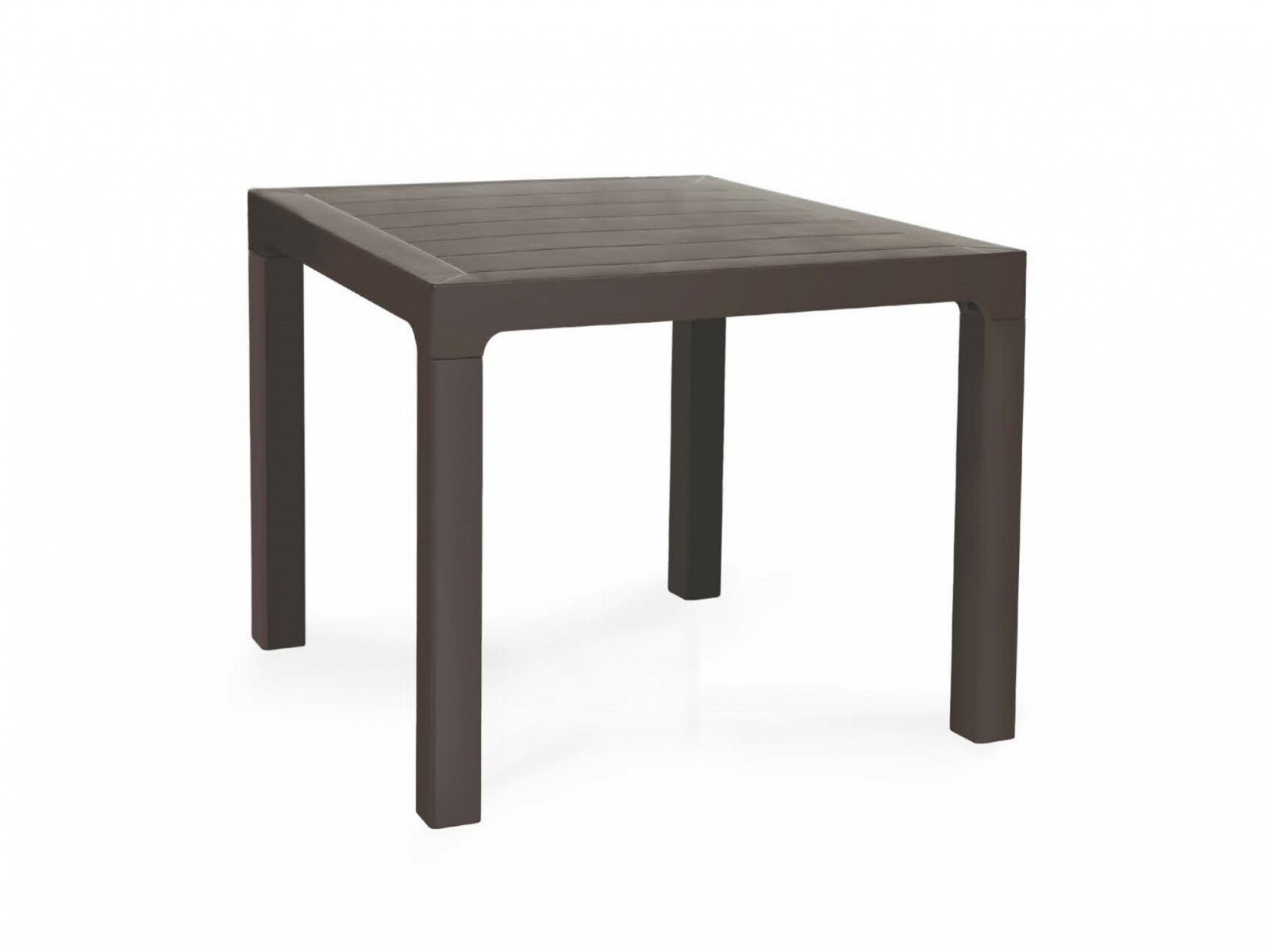 Mesa Arizona Marrón 80 x 80 Símil Ratán 