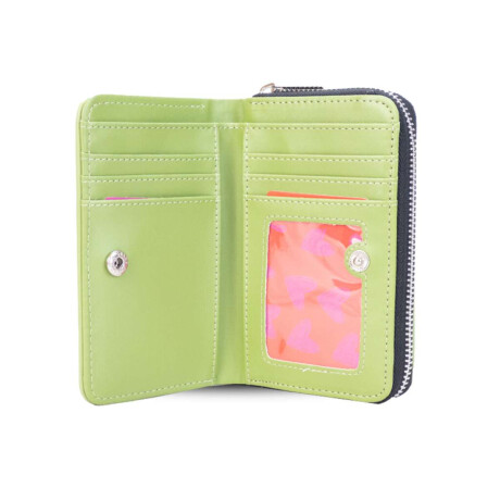 Billetera Malu Negro y Laurel