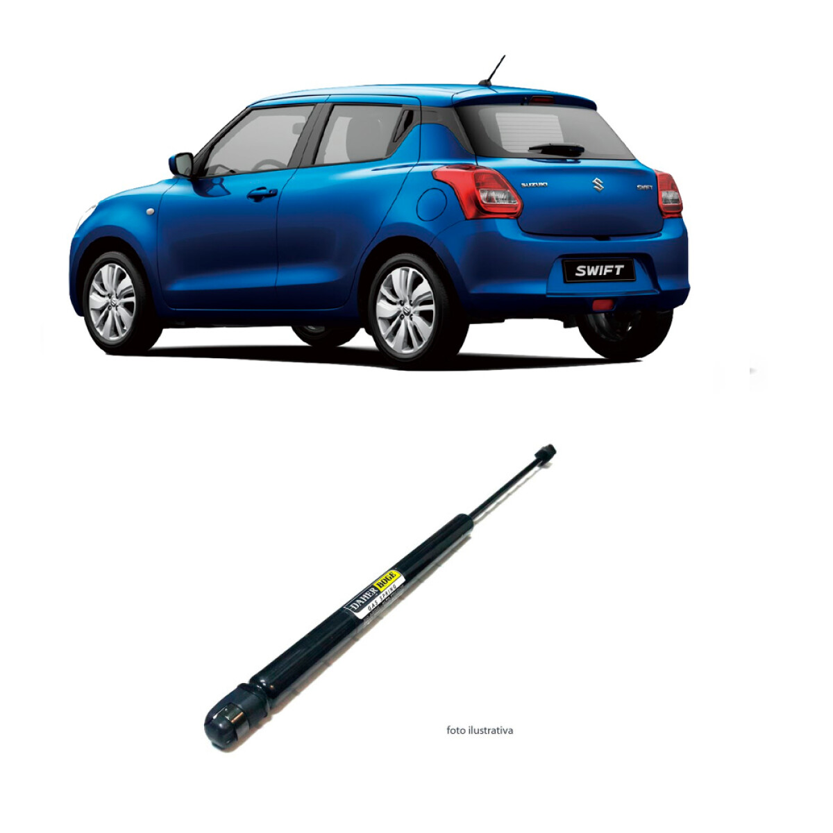 AMORTIGUADOR BAUL SUZUKI SWIFT 17/ - 