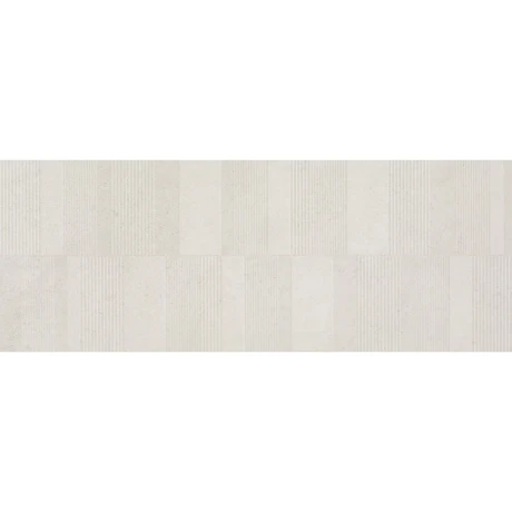Porcelanato Beige Relieve 45X120Cm Piso Pared BLANCO