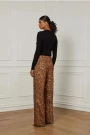 Pantalón recto Leopardo