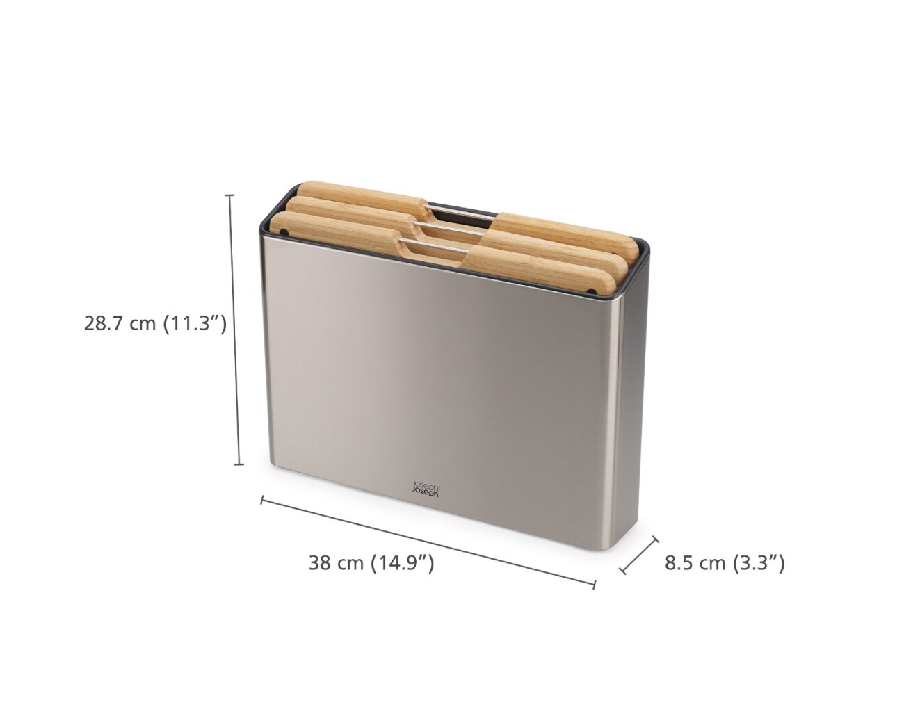 Set de 3 Tablas de Cortar de Bambú con Estuche de Acero Inox. Joseph Joseph Folio™ Steel- PREVENTA Set de 3 Tablas de Cortar de Bambú con Estuche de Acero Inox. Joseph Joseph Folio™ Steel- PREVENTA