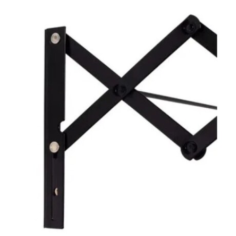 TENDEDOR PLEGABLE DE PARED NEGRO 1 MT NEGRO