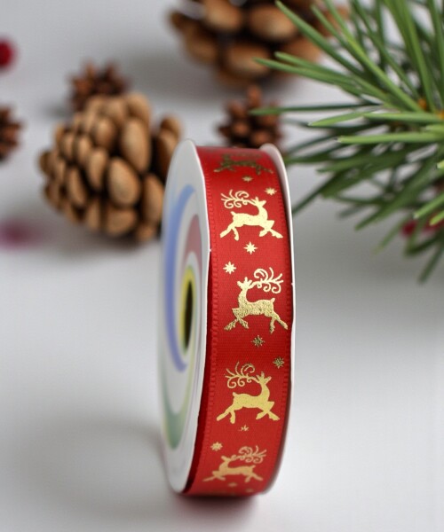 Cinta de regalo navidad 1.5cm*2.6m DISEÑO 17