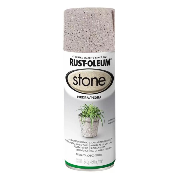 Esmalte Aerosol Efecto Piedra Marrón 340Gr Rust Oleum