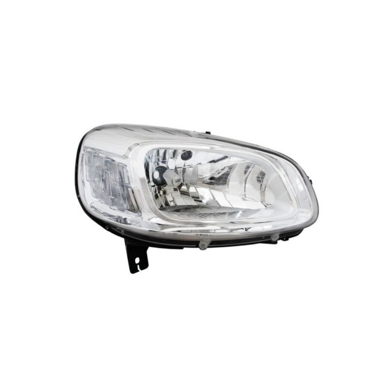 SEMIOPTICA DERECHA (FONDO CROMADO) (H4) Semioptica Derecha (fondo Cromado) (h4)