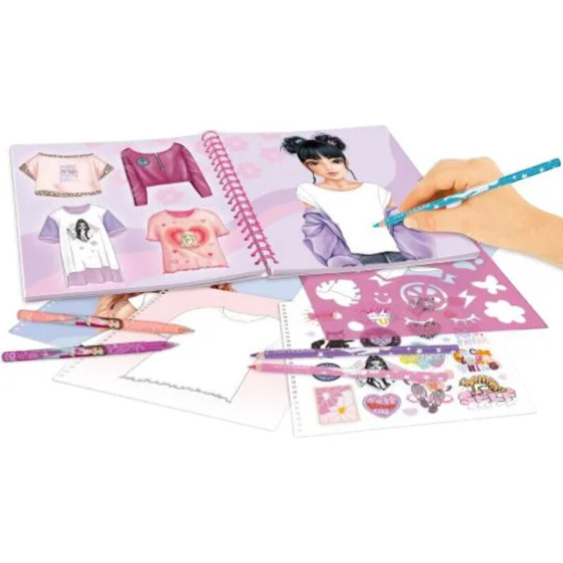 Libro de Stickers Camisetas Top Model Libro de Stickers Camisetas Top Model