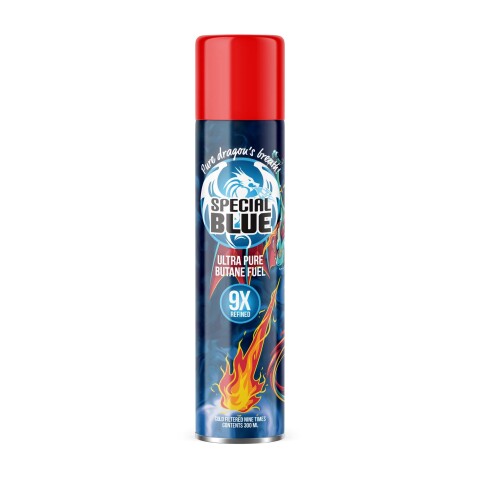 RECARGA DE GAS BUTANE 300ML SPECIAL BLUE RECARGA DE GAS BUTANE 300ML SPECIAL BLUE