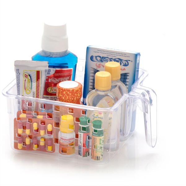 ORGANIZADOR ASA LATERAL 23X19X10 CMS TRANSPARENTE