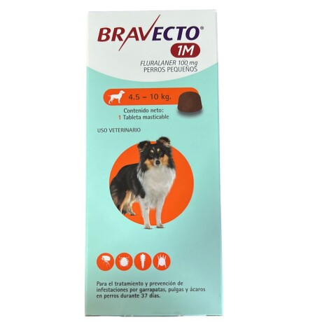 BRAVECTO MENSUAL 4.5KG A 10KG Bravecto Mensual 4.5kg A 10kg