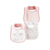 Set baberos x3 Little ONES FLORES ROSA