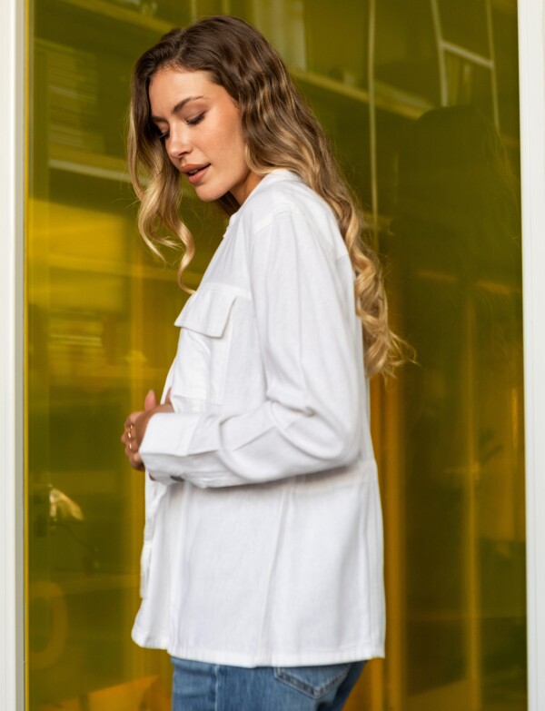 Sobrecamisa Lino BLANCO