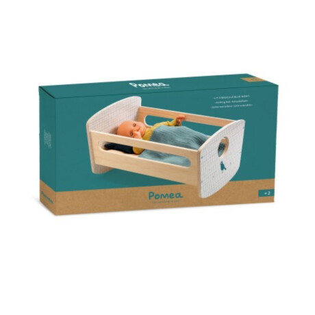 Cama mercedora para muñecos Djeco Blue Night No incluye muñeco