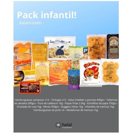 PACK INFANTIL COMIDAS FELICES PACK INFANTIL COMIDAS FELICES