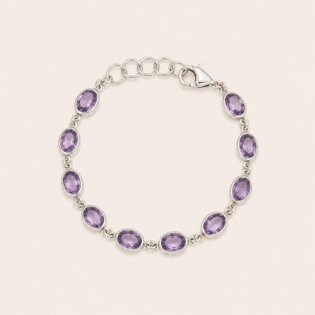 Pulsera Guadalupe Amatista - Plata 925 Pulsera Guadalupe Amatista - Plata 925