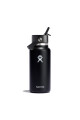 32 OZ WIDE FLEX STRAW CAP Black