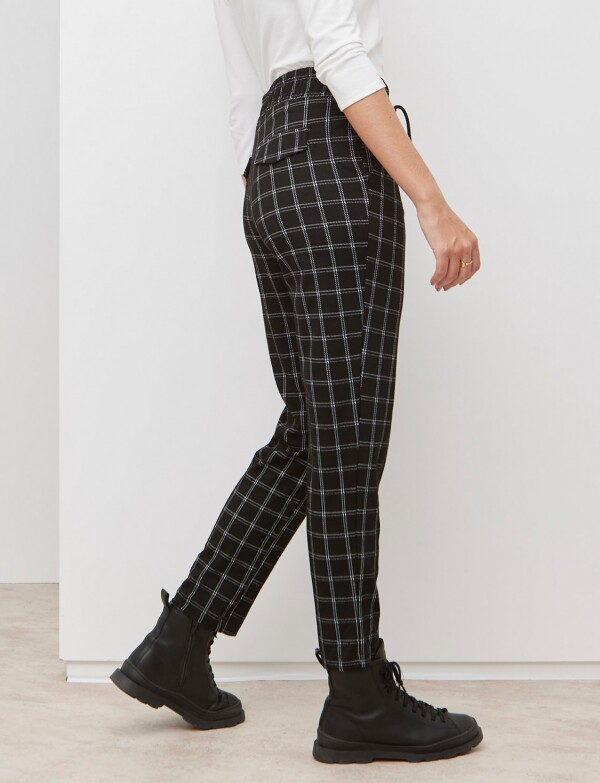 Pantalon Gales NEGRO/BLANCO