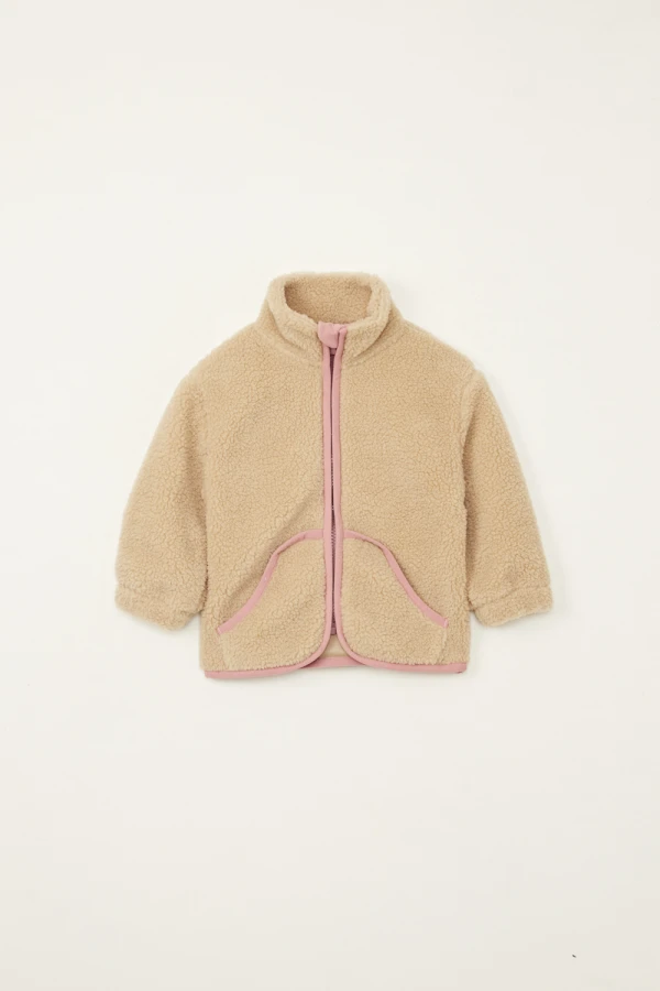Campera sherpa Tostado