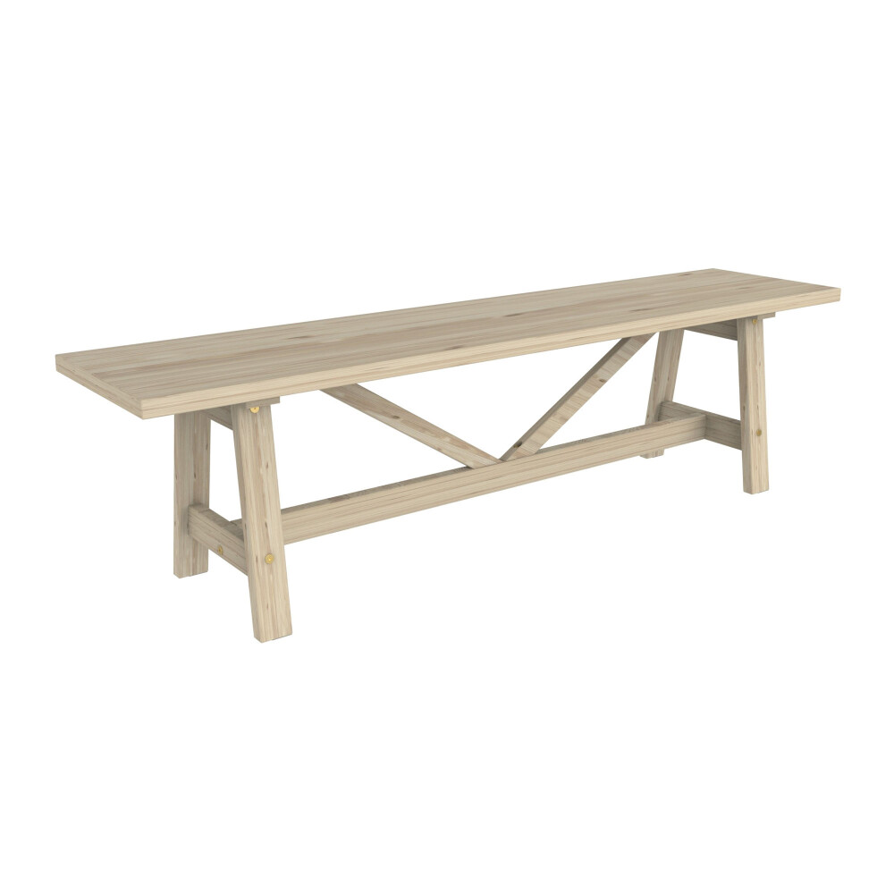 BANCO DE COMEDOR MADERA CAMPESINO