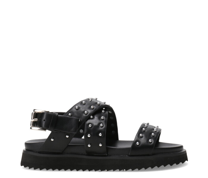 Sandalias de Niña MINI Miss Carol PELLY con tachas Negro