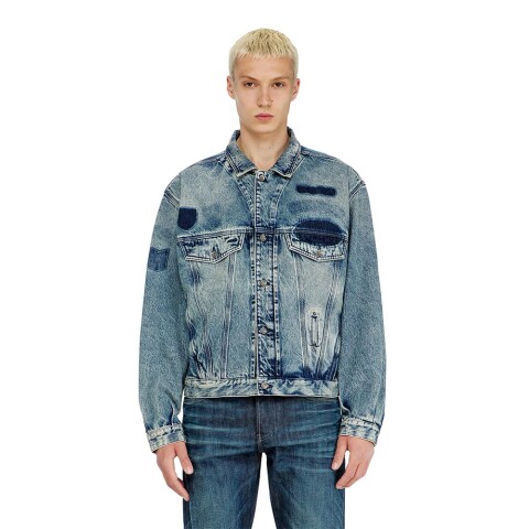 Chaqueta Denim Para Unisex D-Denver-S2 Azul medio