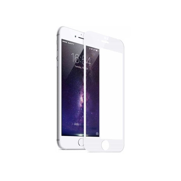 Vidrio templado 9D iPhone 6/6s borde color blanco Vidrio Templado 9d Iphone 6/6s Borde Color Blanco