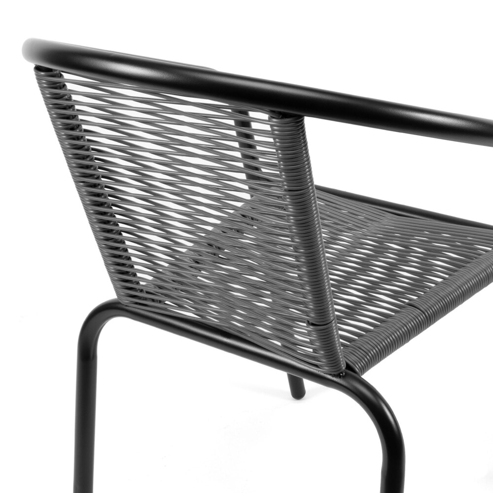 Silla de Ratán New Negro