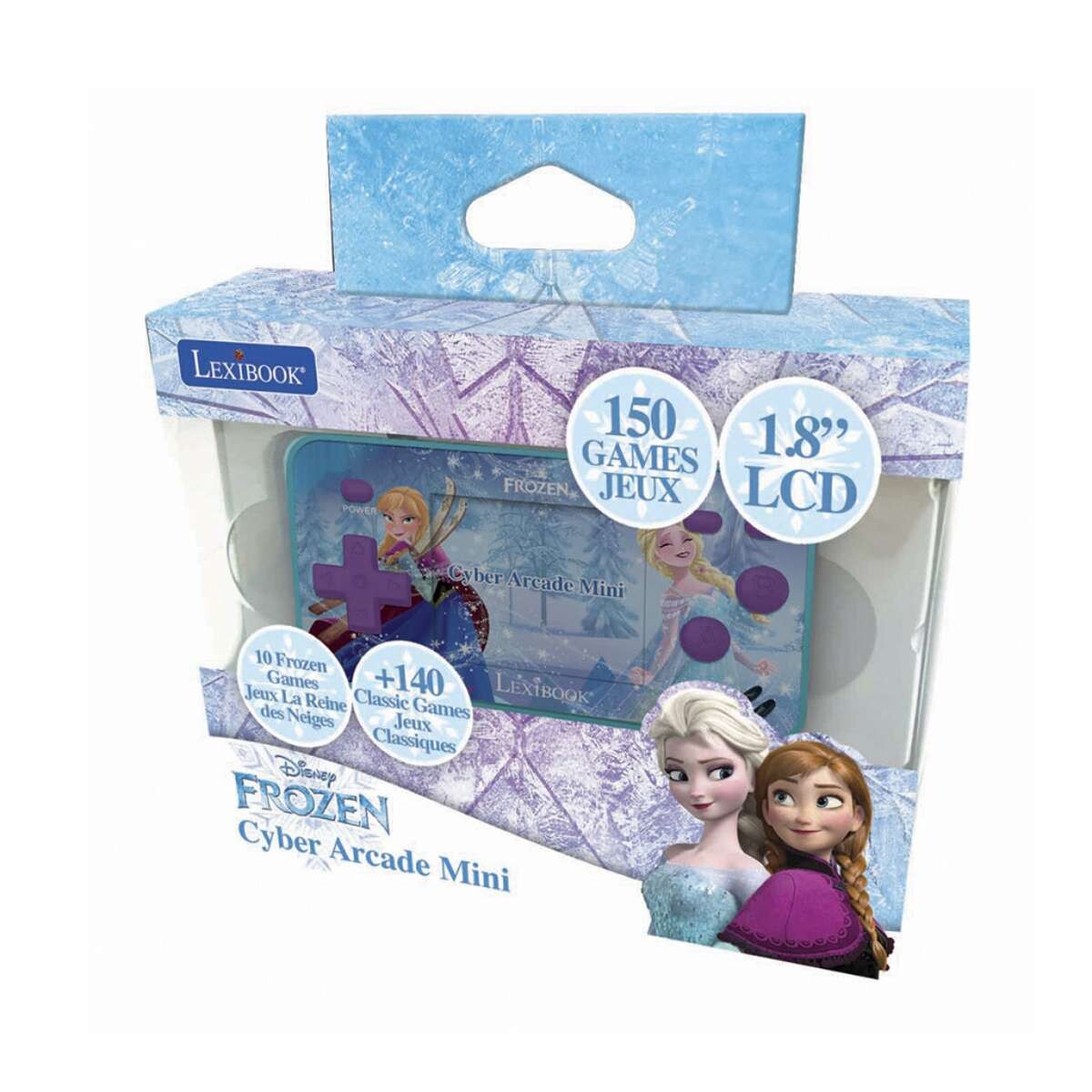 Mini Consola De Juegos Arcade Lcd 1.8' Lexibook - Frozen 