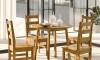 Conjunto de Comedor 4 sillas - Irlanda Natural