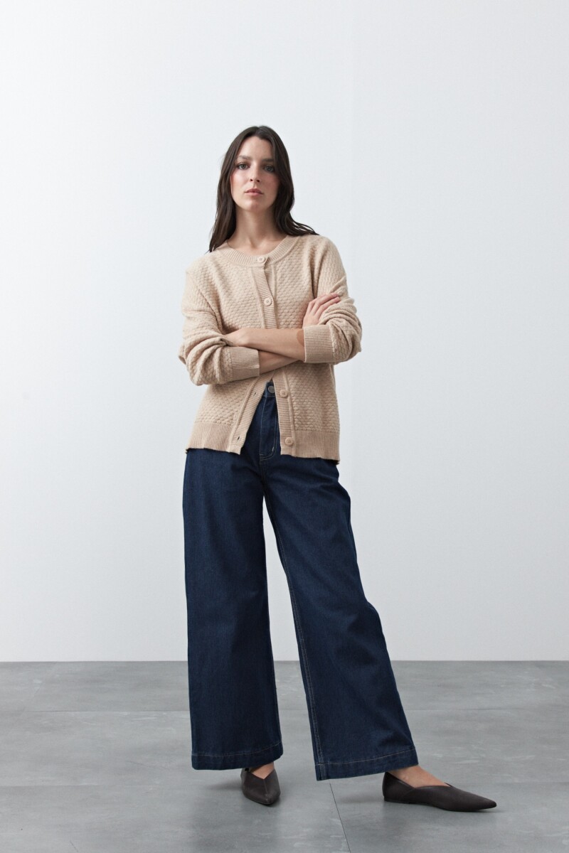 CARDIGAN TEODORA Beige Melange