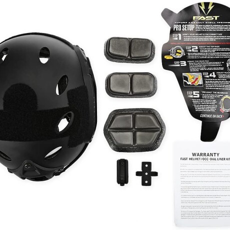 Casco táctico FAST Premium Negro