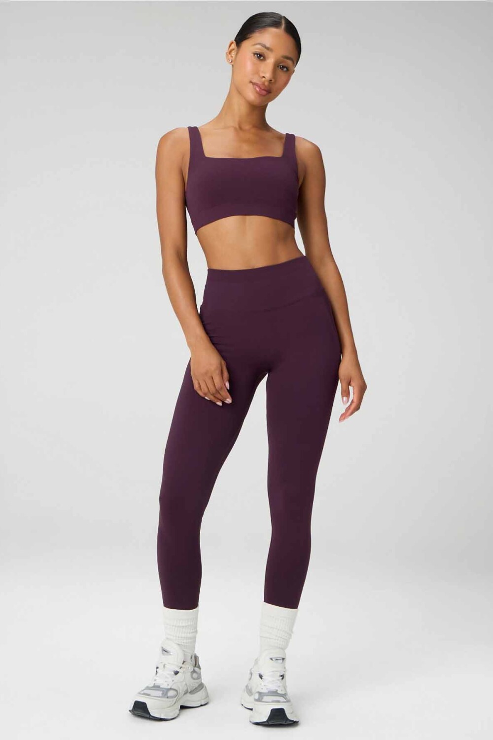 Bra Deportivo Sleek Seamless Low Impact Mujer Oxblood