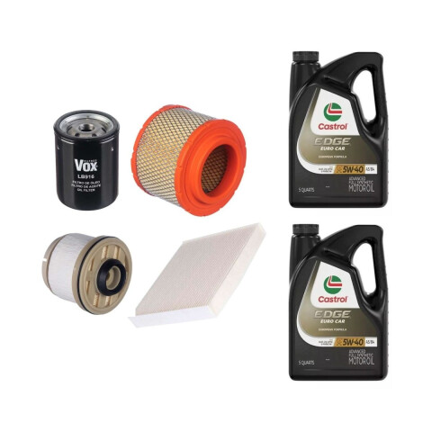 KIT DE FILTROS Y ACEITE 5W40 CASTROL Kit De Filtros Y Aceite 5w40 Castrol