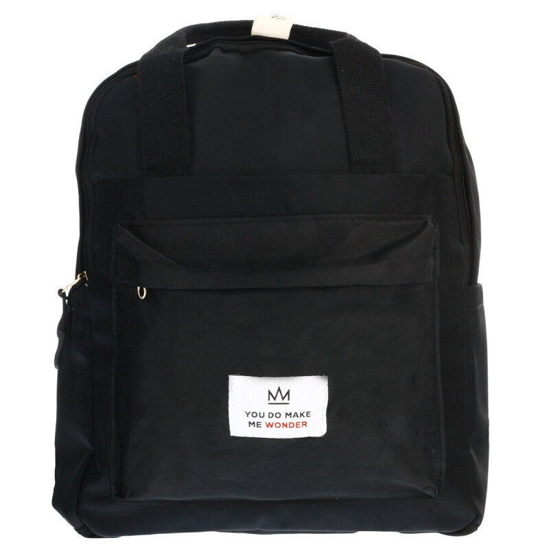 Mochila Miss Carol LIZ de tela Negro