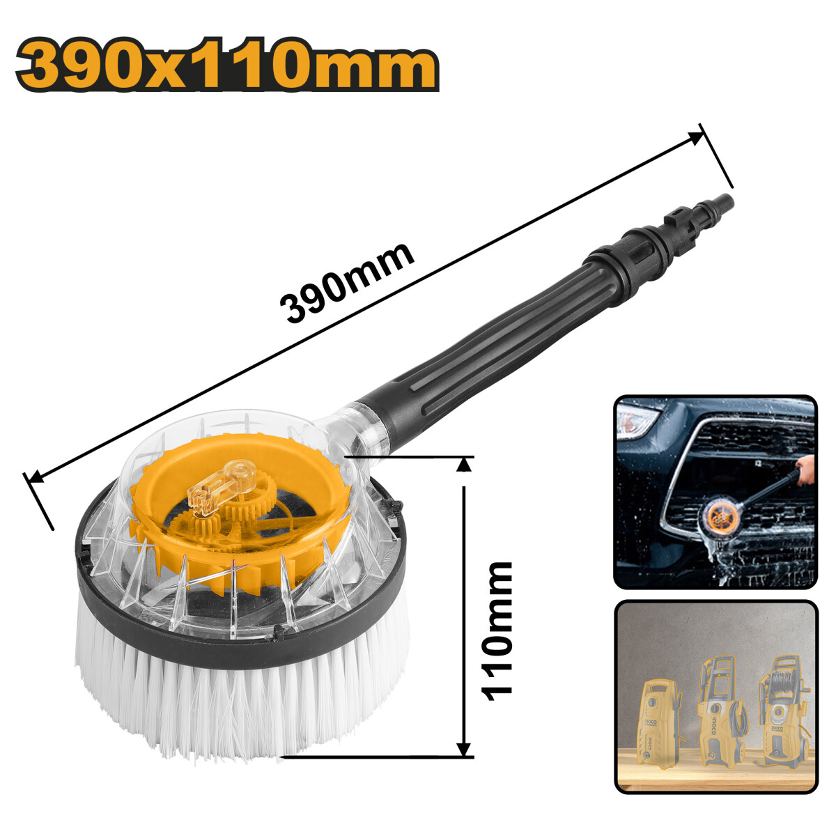CEPILLO GIRATORIO PARA IDROLAVADORA INGCO HRB8702 