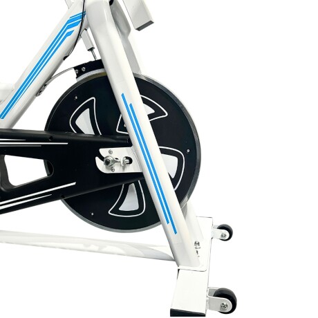 Bicicleta estática de spinning EVOPRO 8kg Celeste