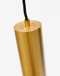 Lámpara de techo Andia de aluminio con acabado pintado en oro