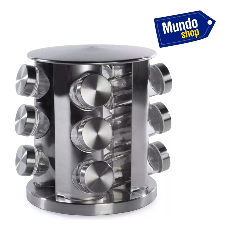 Porta Condimentos Especiero Giratorio Vidrio Porta Condimentos Especiero Giratorio Vidrio