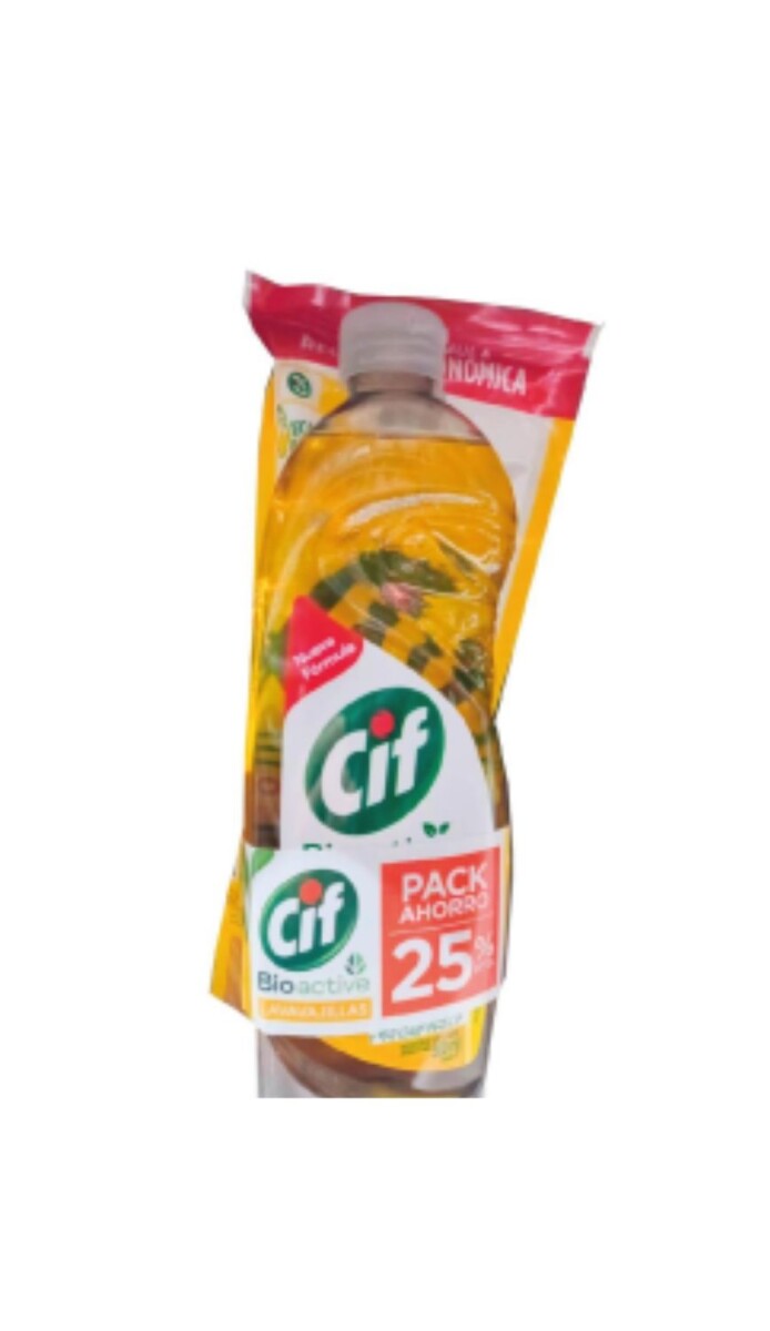 DETERGENTE CIF BIOACTIVE 500CC LIMON VERDE + DOYPACK 450CC 