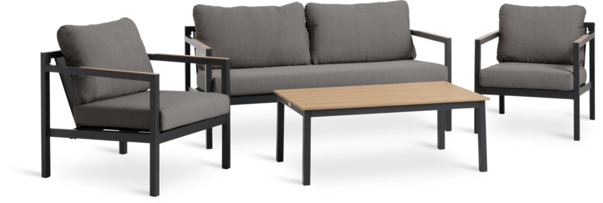 Juego de jardín BEJSTRUP 4 pl gris 