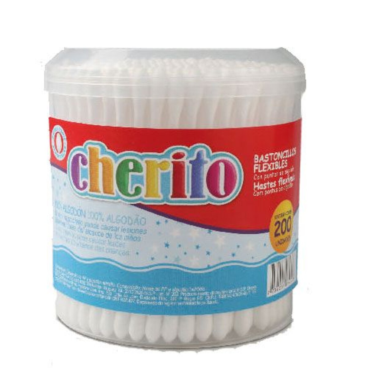 Hisopos Cherito Caja x200 | Limpieza Suave y Segura