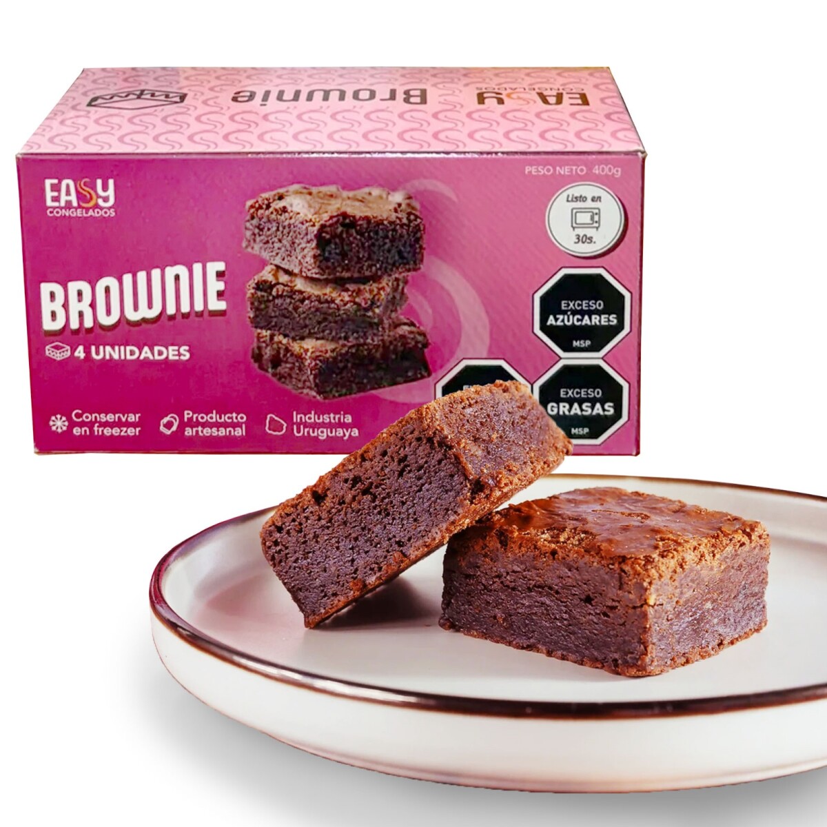 Brownie X4 Unidades Easy 